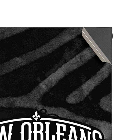 NBA New Orleans Pelicans Black Animal Print Xbox Series X Console Skin