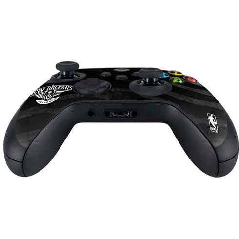 NBA New Orleans Pelicans Black Animal Print Xbox Series X Controller Skin