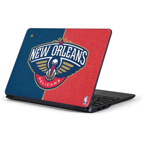 NBA New Orleans Pelicans Canvas Samsung Chromebook Skin