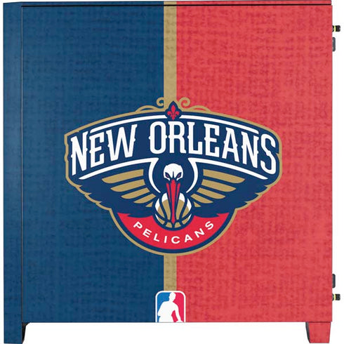 NBA New Orleans Pelicans Canvas Corsair 4000D Tempered Glass Mid-Tower ATX Case Skin