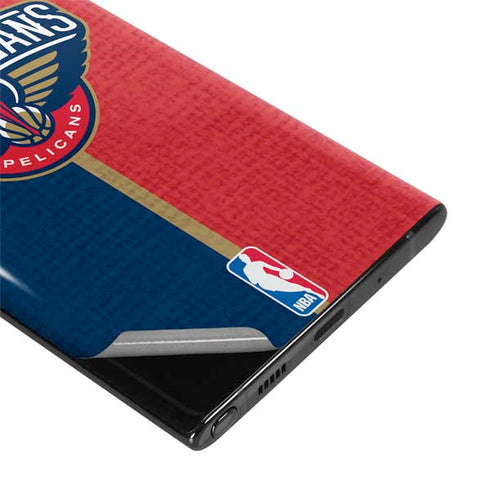 NBA New Orleans Pelicans Canvas Galaxy Note 10 Plus Skin