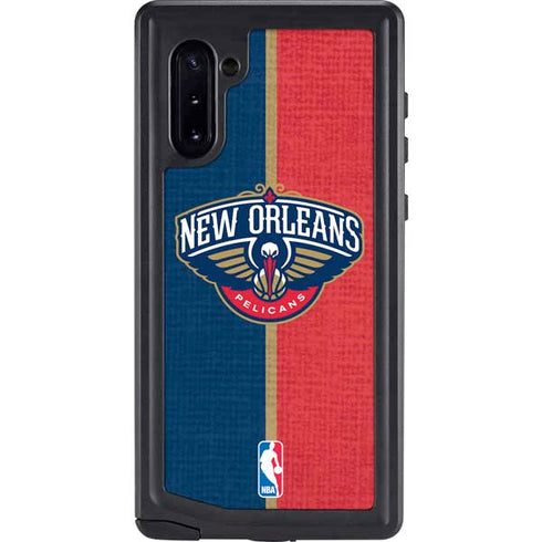 NBA New Orleans Pelicans Canvas Galaxy Note 10 Waterproof Case
