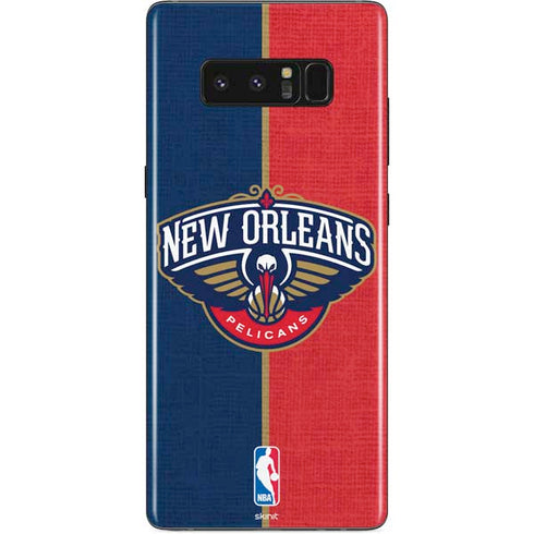 NBA New Orleans Pelicans Canvas Galaxy Note 8 Skin
