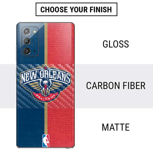 NBA New Orleans Pelicans Canvas Galaxy Note20 5G Skin