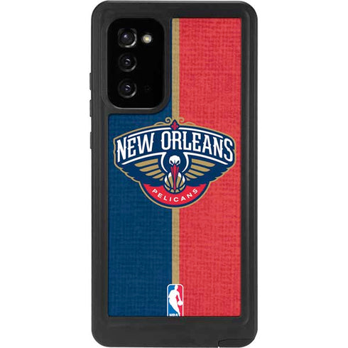 NBA New Orleans Pelicans Canvas Galaxy Note20 5G Waterproof Case