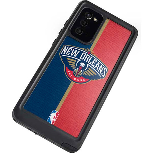 NBA New Orleans Pelicans Canvas Galaxy Note20 5G Waterproof Case