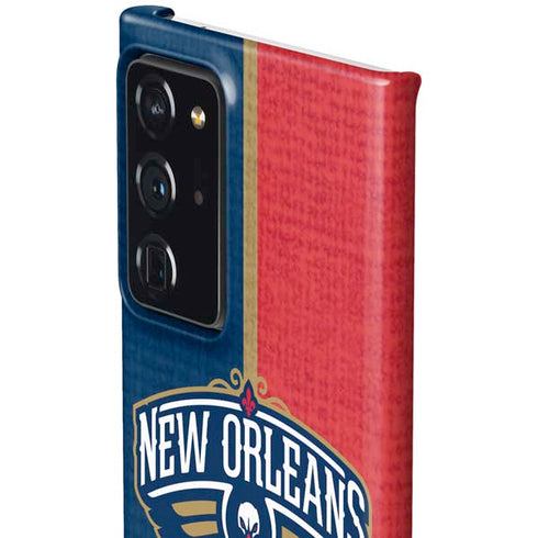 NBA New Orleans Pelicans Canvas Galaxy Note20 Ultra 5G Lite Case