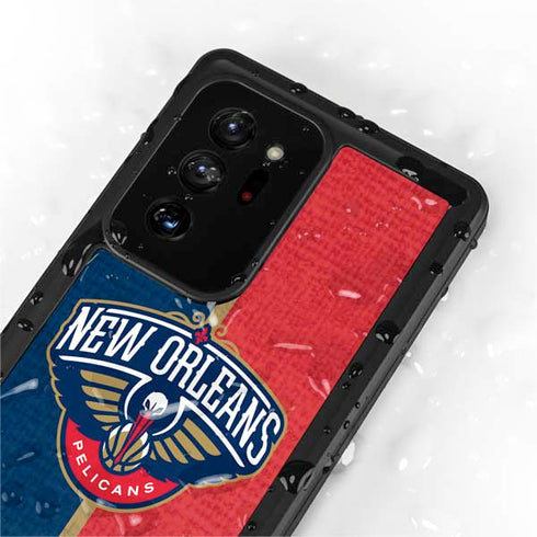 NBA New Orleans Pelicans Canvas Galaxy Note20 Ultra 5G Waterproof Case
