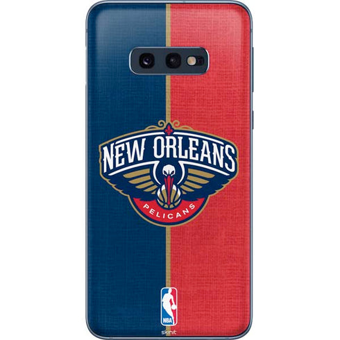 NBA New Orleans Pelicans Canvas Galaxy S10e Skin