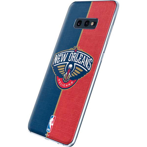 NBA New Orleans Pelicans Canvas Galaxy S10e Skin