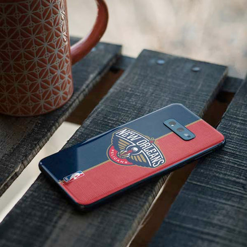 NBA New Orleans Pelicans Canvas Galaxy S10e Skin