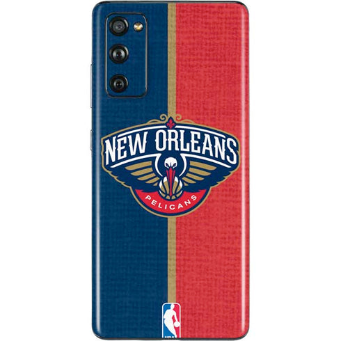 NBA New Orleans Pelicans Canvas Galaxy S20 Fan Edition Skin