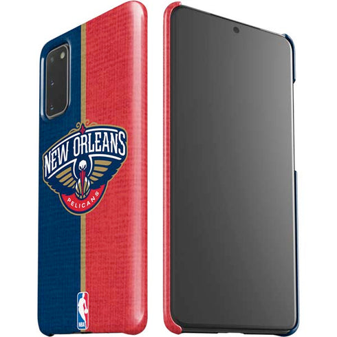 NBA New Orleans Pelicans Canvas Galaxy S20 Lite Case