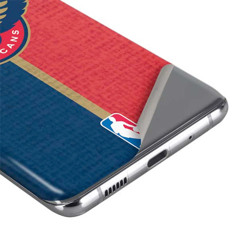 NBA New Orleans Pelicans Canvas Galaxy S20 Plus Skin