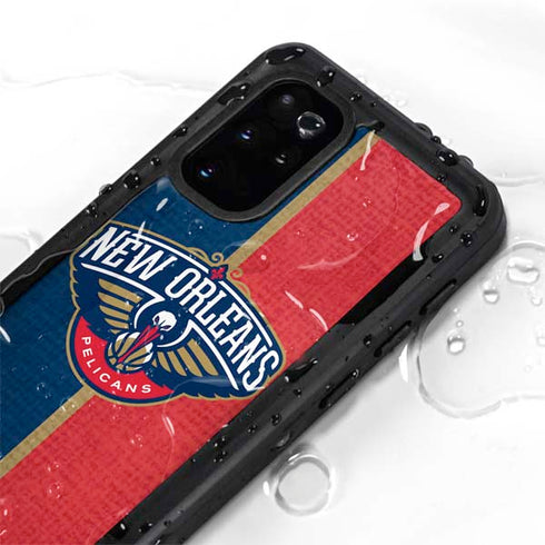 NBA New Orleans Pelicans Canvas Galaxy S20 Plus Waterproof Case