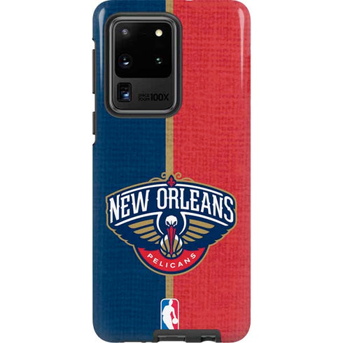 NBA New Orleans Pelicans Canvas Galaxy S20 Ultra 5G Pro Case