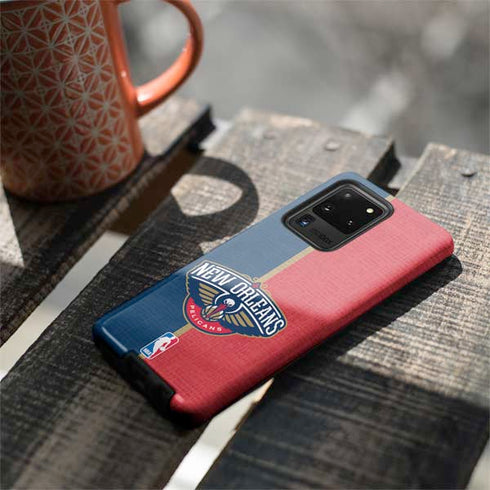 NBA New Orleans Pelicans Canvas Galaxy S20 Ultra 5G Pro Case