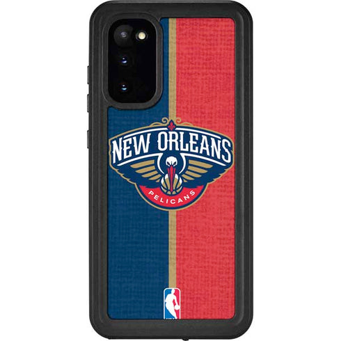 NBA New Orleans Pelicans Canvas Galaxy S20 Waterproof Case