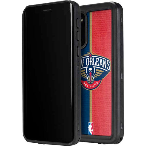 NBA New Orleans Pelicans Canvas Galaxy S20 Waterproof Case