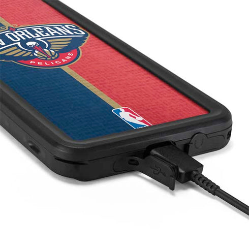 NBA New Orleans Pelicans Canvas Galaxy S20 Waterproof Case