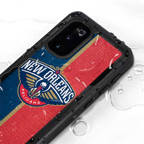 NBA New Orleans Pelicans Canvas Galaxy S20 Waterproof Case