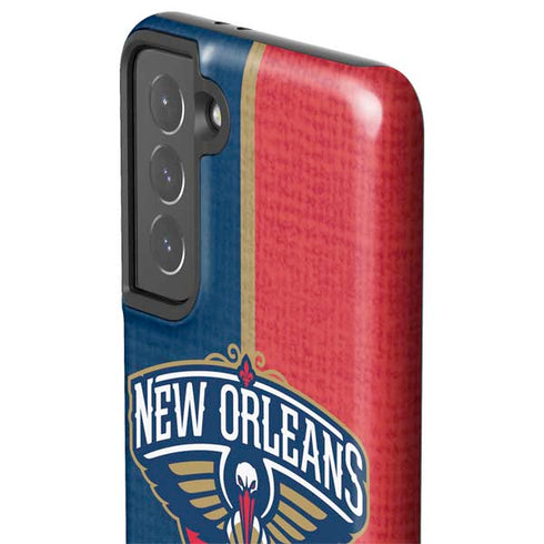 NBA New Orleans Pelicans Canvas Galaxy S21 5G Pro Case
