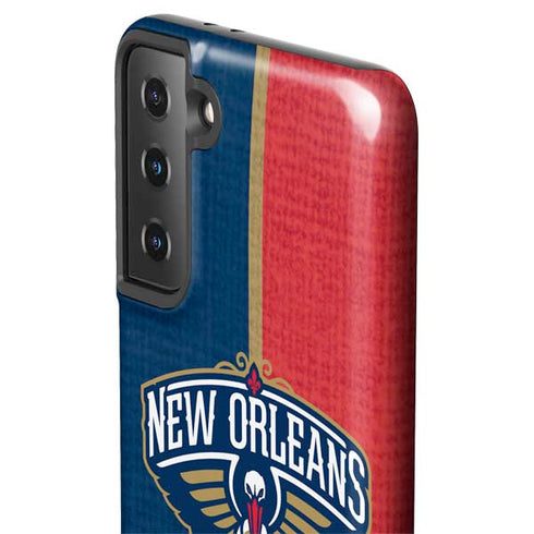 NBA New Orleans Pelicans Canvas Galaxy S21 Plus 5G Pro Case