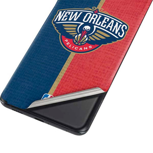 NBA New Orleans Pelicans Canvas Galaxy S21 Ultra 5G Skin