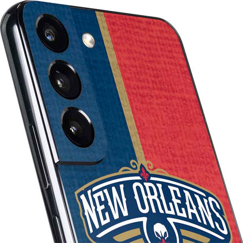 NBA New Orleans Pelicans Canvas Galaxy S22 Plus Skin