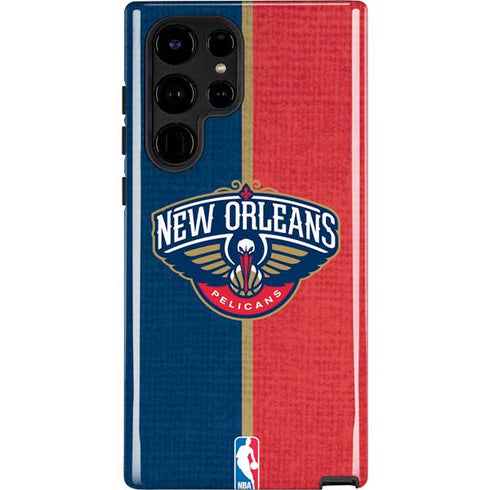 NBA New Orleans Pelicans Canvas Galaxy S22 Ultra Pro Case