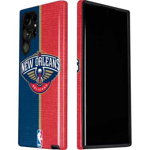 NBA New Orleans Pelicans Canvas Galaxy S22 Ultra Pro Case