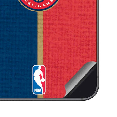 NBA New Orleans Pelicans Canvas Galaxy S23 FE Skin