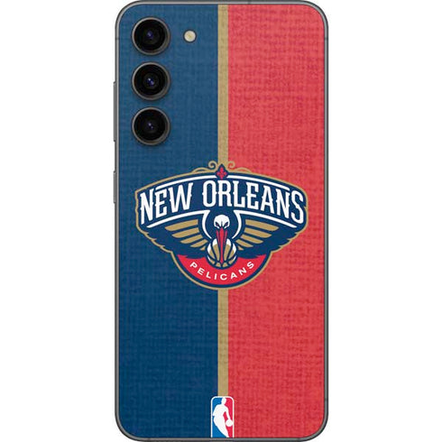 NBA New Orleans Pelicans Canvas Galaxy S23 Plus Skin