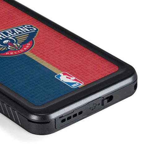 NBA New Orleans Pelicans Canvas Galaxy S23 Plus Waterproof Case