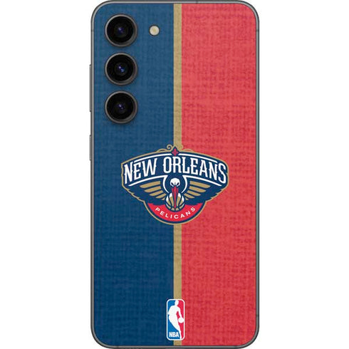 NBA New Orleans Pelicans Canvas Galaxy S23 Skin