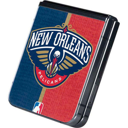 NBA New Orleans Pelicans Canvas Galaxy Z Flip5 5G Skin