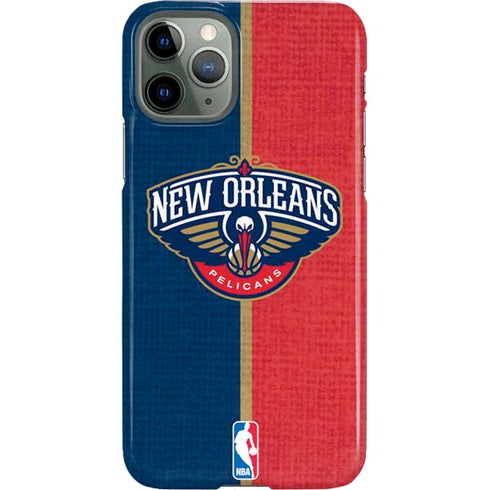 NBA New Orleans Pelicans Canvas iPhone 11 Pro Lite Case