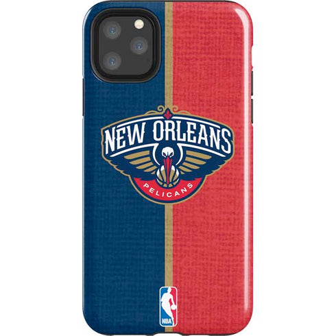 NBA New Orleans Pelicans Canvas iPhone 11 Pro Max Impact Case