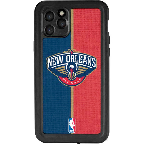 NBA New Orleans Pelicans Canvas iPhone 11 Pro Waterproof Case