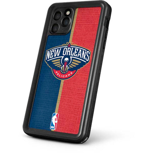 NBA New Orleans Pelicans Canvas iPhone 11 Pro Waterproof Case