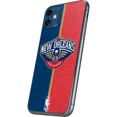 NBA New Orleans Pelicans Canvas iPhone 11 Skin