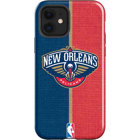 NBA New Orleans Pelicans Canvas iPhone 12 Impact Case