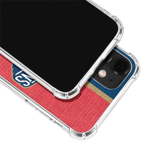 NBA New Orleans Pelicans Canvas iPhone 12 Mini Clear Case