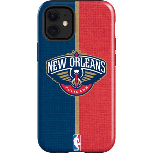 NBA New Orleans Pelicans Canvas iPhone 12 Mini Impact Case