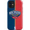 NBA New Orleans Pelicans Canvas iPhone 12 Mini Impact Case