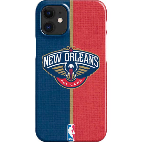NBA New Orleans Pelicans Canvas iPhone 12 Mini Lite Case