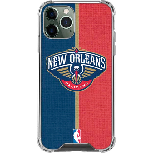 NBA New Orleans Pelicans Canvas iPhone 12 Pro Clear Case