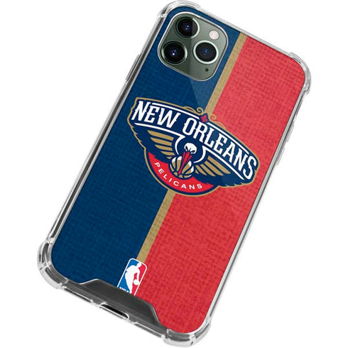NBA New Orleans Pelicans Canvas iPhone 12 Pro Clear Case