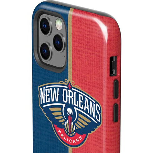 NBA New Orleans Pelicans Canvas iPhone 12 Pro Impact Case
