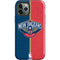 NBA New Orleans Pelicans Canvas iPhone 12 Pro Max Impact Case